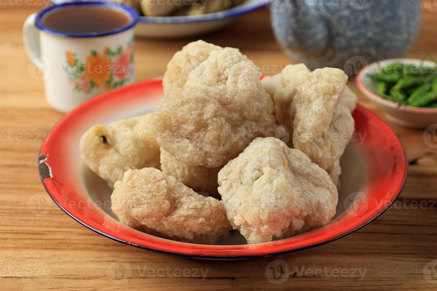 Cireng, Indonesian Traditional Snack photo