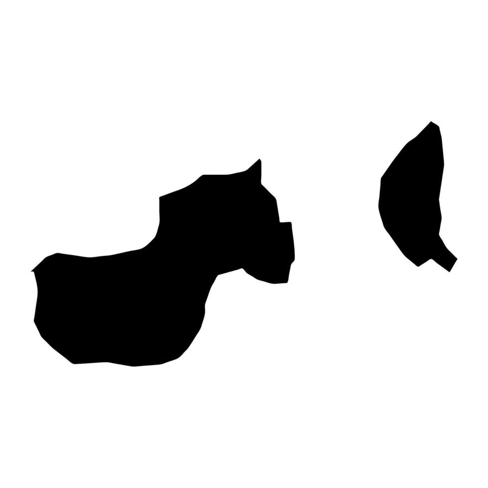 Tarnby map, administrative division of Denmark. illustration. vector