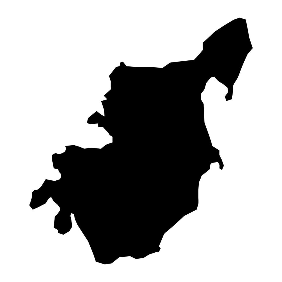 morso municipio mapa, administrativo división de Dinamarca. ilustración. vector