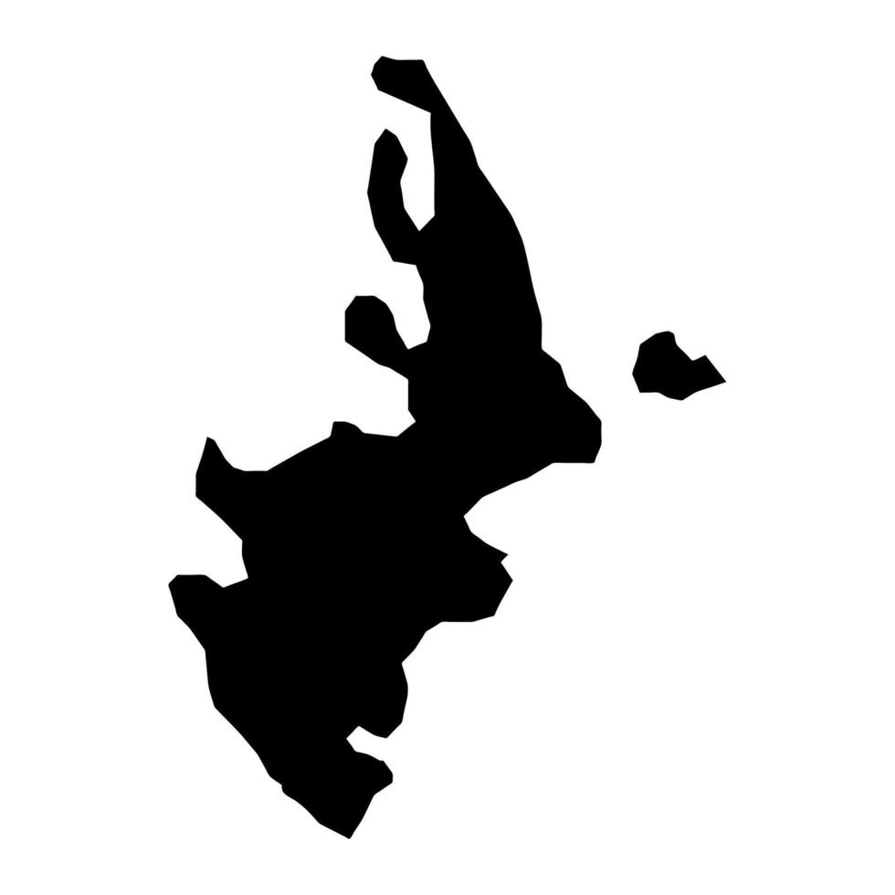 Kerteminde Municipality map, administrative division of Denmark. illustration. vector
