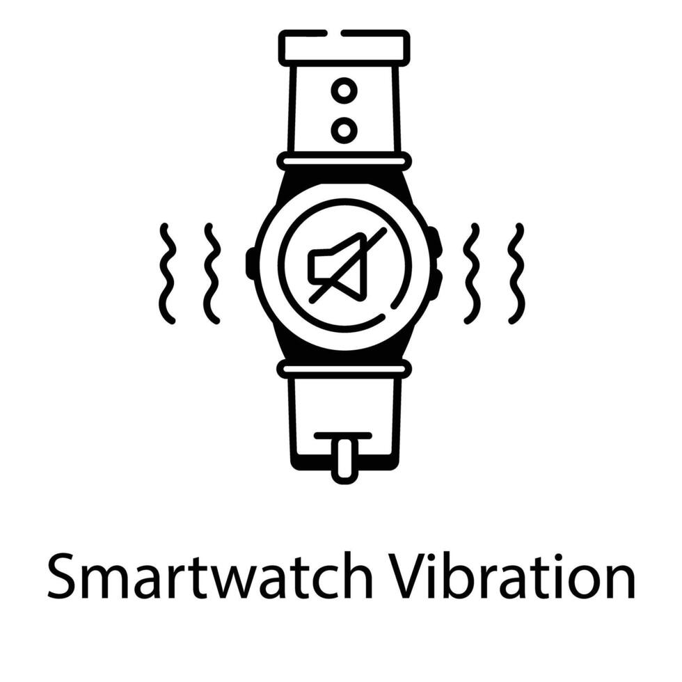 Depicting Smartwatch Functions vector