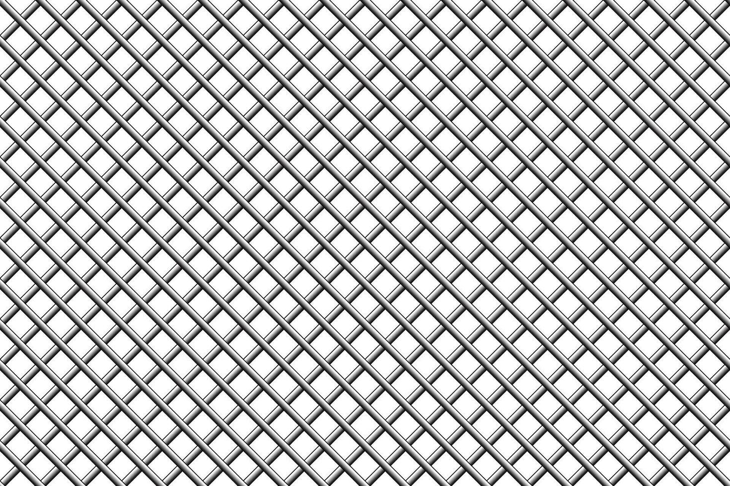 Crosshatch Fence metal texture pattern seamless. Illustration vector