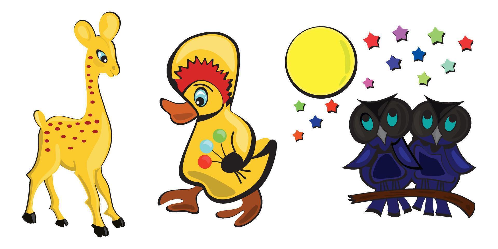 Animal art Collection for Designers vector