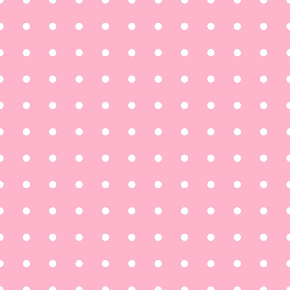 Pattern with dots for a little princess. Seamless pattern for background, birthday, party vector