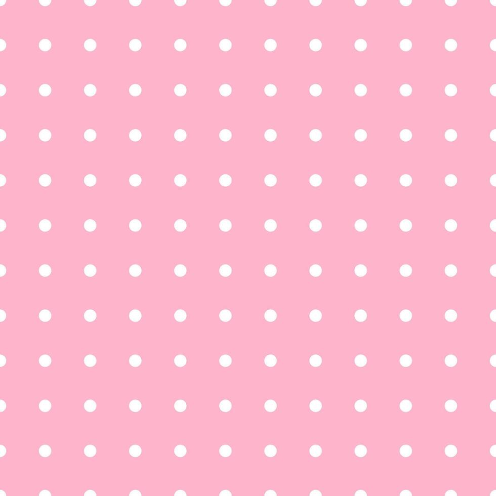 Pattern with dots for a little princess. Seamless pattern for background, birthday, party vector