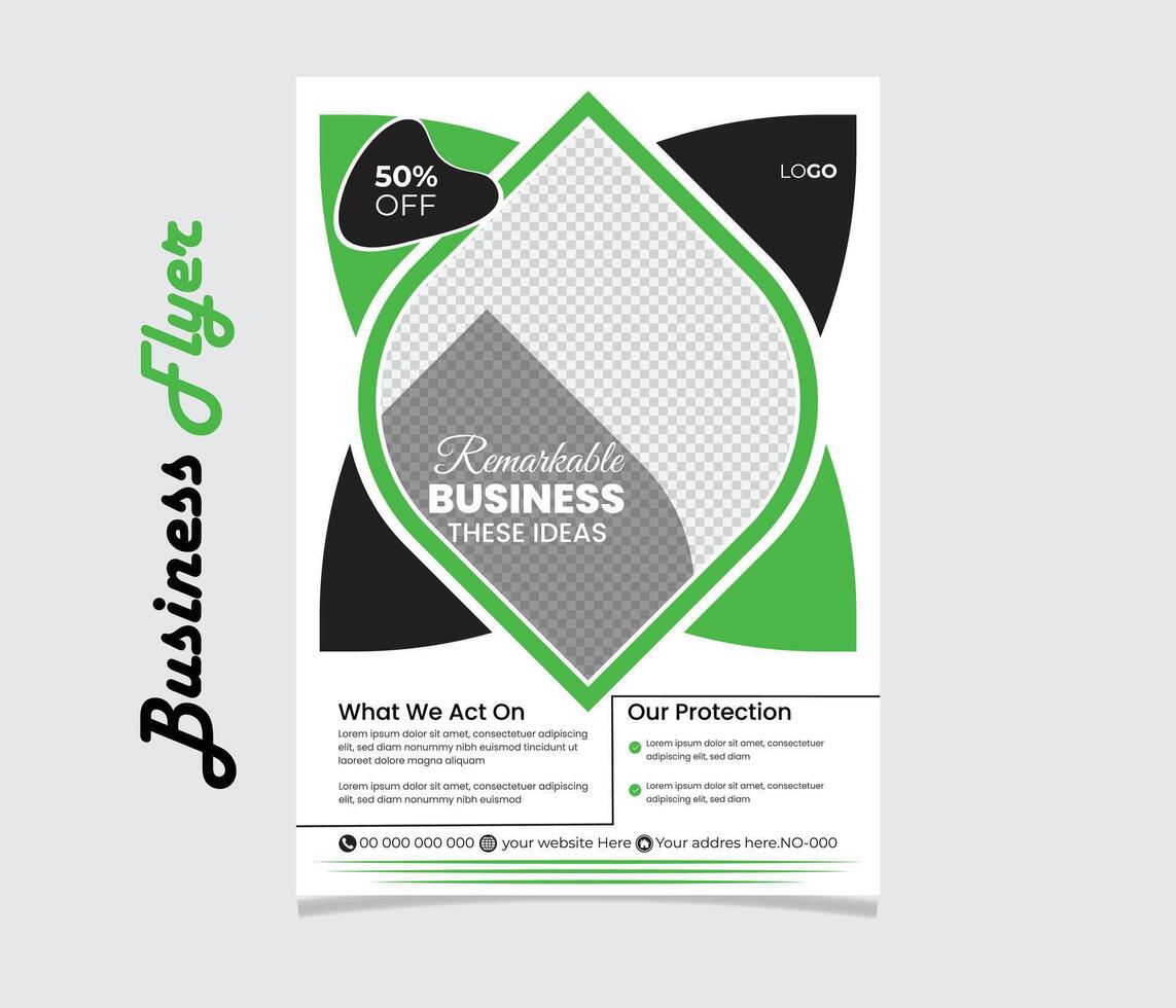 modern corporate business flyer ,Stylish professional business flyer,creative business flyer template vector