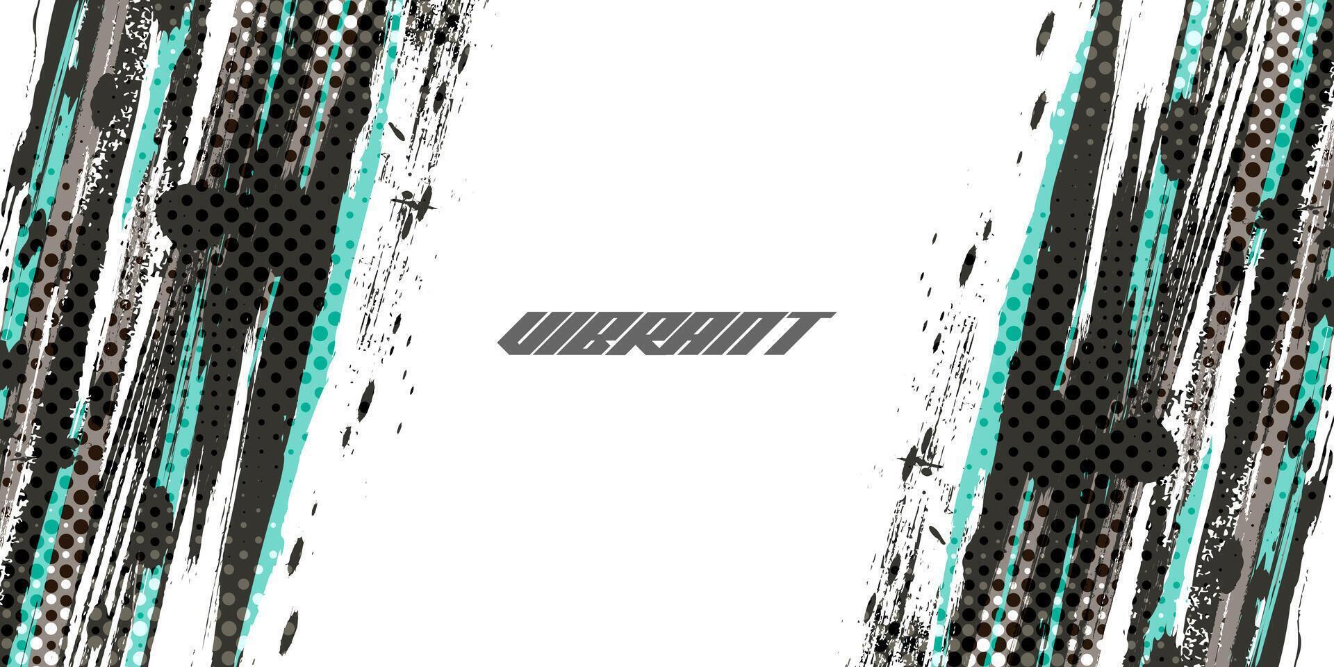 Abstract Brush Background with Blue and Gray Colors and Halftone Effect. Grunge Sports Background with Pop Art Style vector
