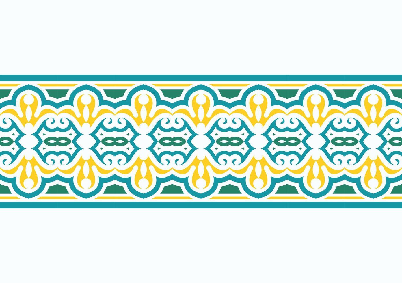 colorful pattern border pattern design vector