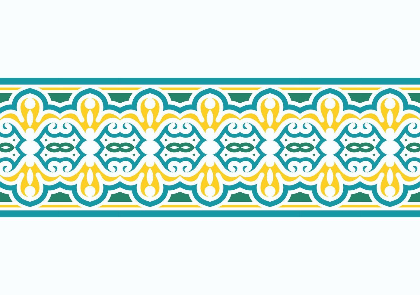 colorful pattern border pattern design vector