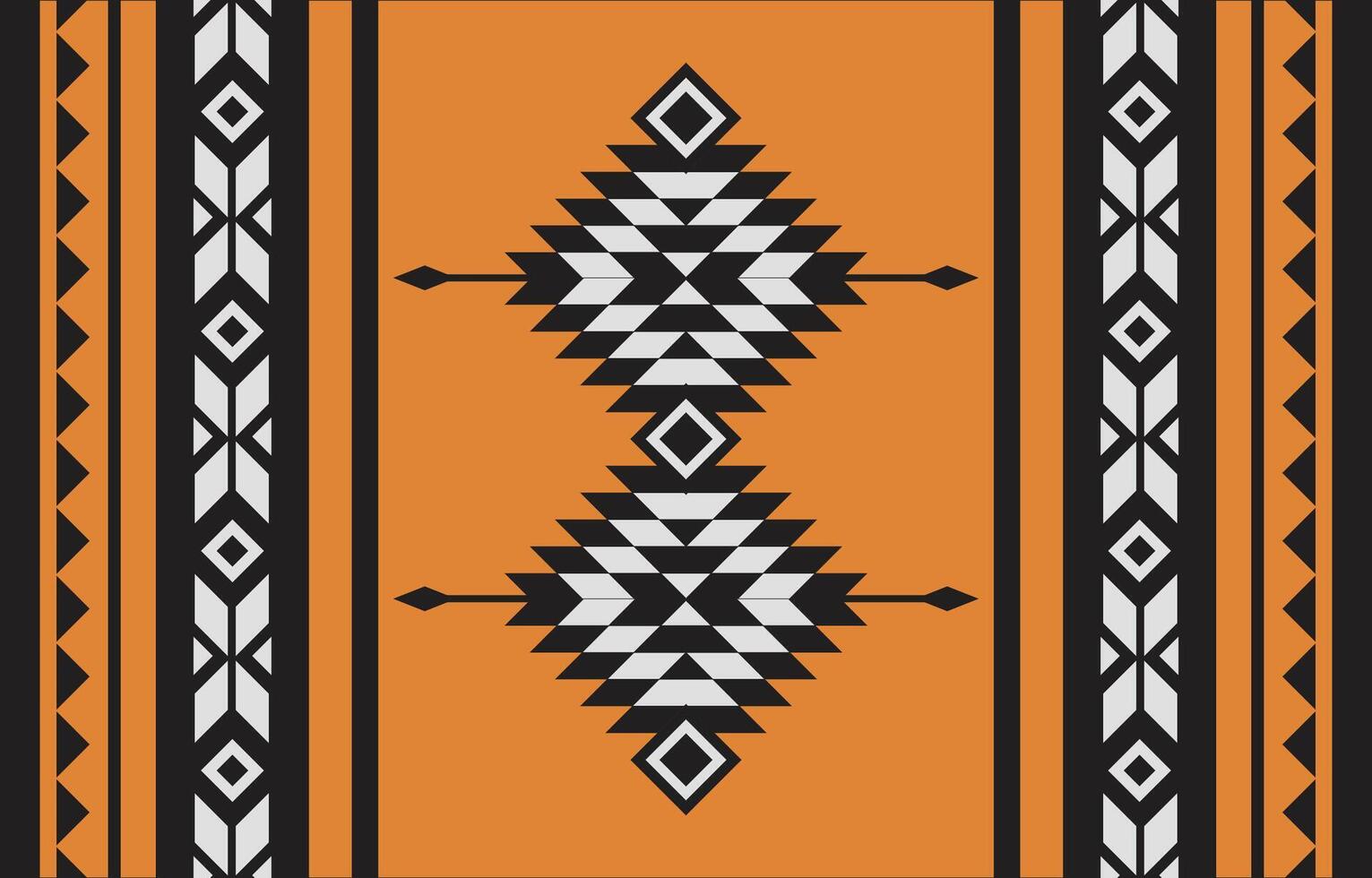 Native american indian ornament pattern geometric ethnic textile texture tribal aztec pattern navajo mexican fabric seamless decoration fashion vector