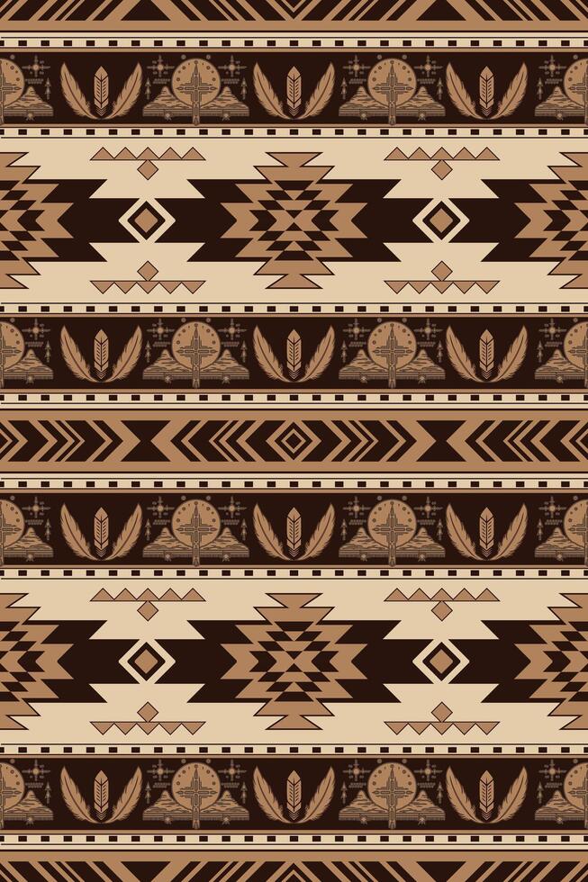 nativo americano indio ornamento modelo geométrico étnico textil textura tribal azteca modelo navajo mexicano tela sin costura decoración Moda vector