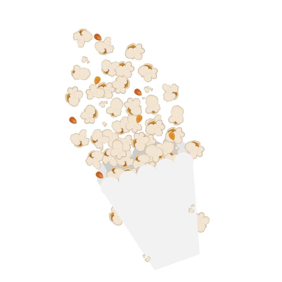 Illustration logo Pop Corn Levitation vector