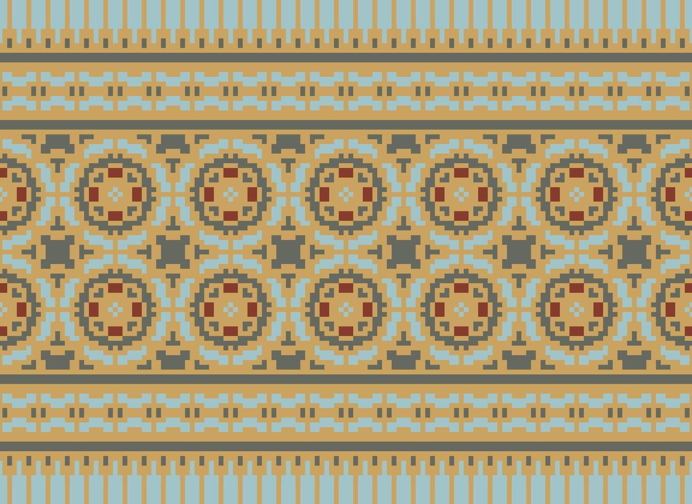 American ethnic native pattern.Traditional Navajo,Aztec,Apache,Southwest and Mexican style fabric pattern.Abstract motifs pattern.Design for fabric,clothing,blanket,carpet,woven,wrap,decoration vector