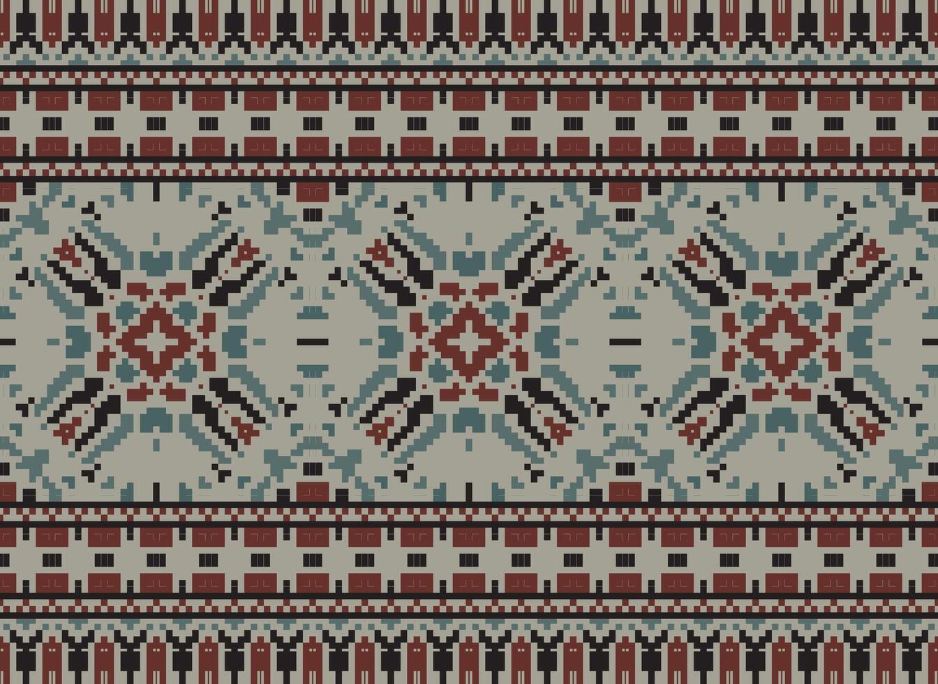 americano étnico nativo patrón.tradicional Navajo,azteca,apache,suroeste y mexicano estilo tela patrón.abstracto motivos patrón de diseño para tela, ropa, manta, alfombra, tejido, envoltura, decoración vector