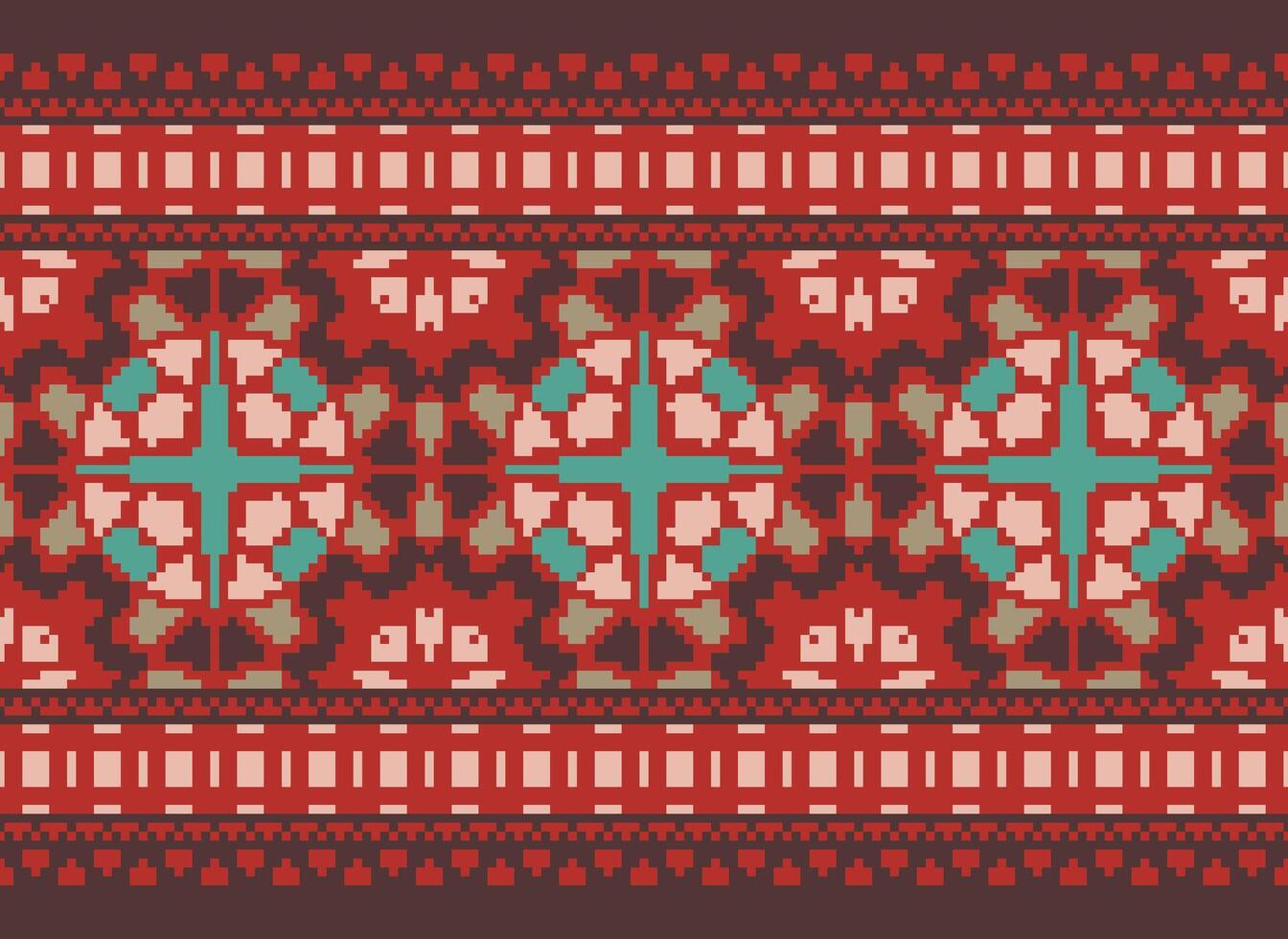 American ethnic native pattern.Traditional Navajo,Aztec,Apache,Southwest and Mexican style fabric pattern.Abstract motifs pattern.Design for fabric,clothing,blanket,carpet,woven,wrap,decoration vector