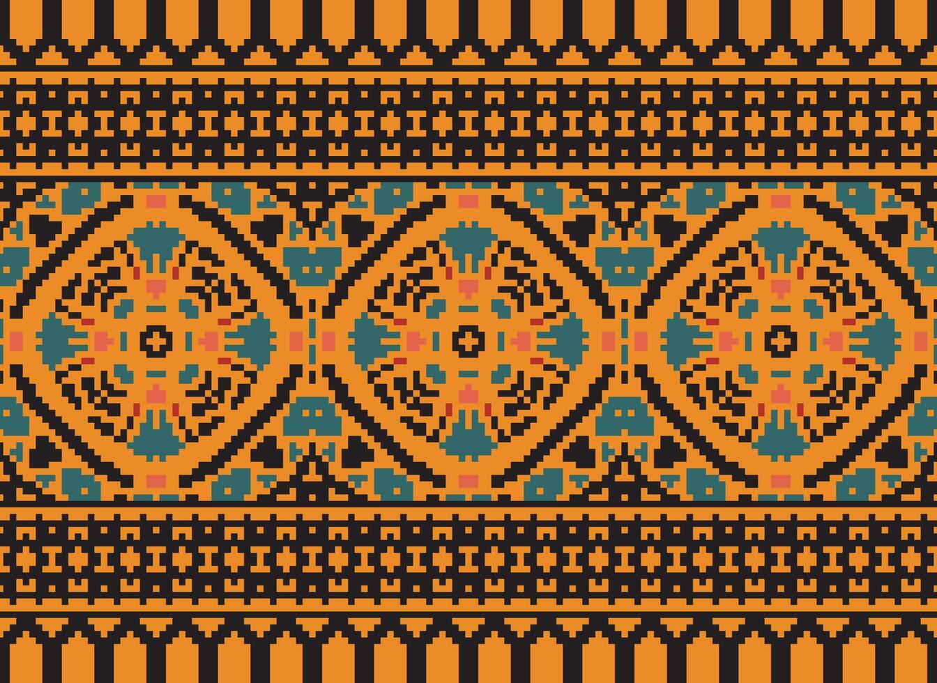 americano étnico nativo patrón.tradicional Navajo,azteca,apache,suroeste y mexicano estilo tela patrón.abstracto motivos patrón de diseño para tela, ropa, manta, alfombra, tejido, envoltura, decoración vector