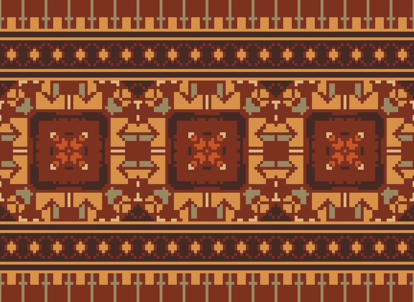 americano étnico nativo patrón.tradicional Navajo,azteca,apache,suroeste y mexicano estilo tela patrón.abstracto motivos patrón de diseño para tela, ropa, manta, alfombra, tejido, envoltura, decoración vector