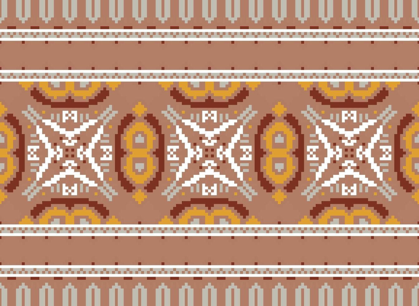americano étnico nativo patrón.tradicional Navajo,azteca,apache,suroeste y mexicano estilo tela patrón.abstracto motivos patrón de diseño para tela, ropa, manta, alfombra, tejido, envoltura, decoración vector
