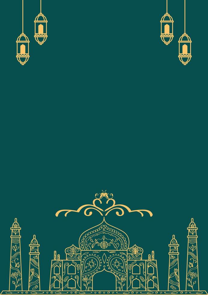 Art deco frame. Vintage linear border. Design a template for invitations, leaflets and greeting cards vector
