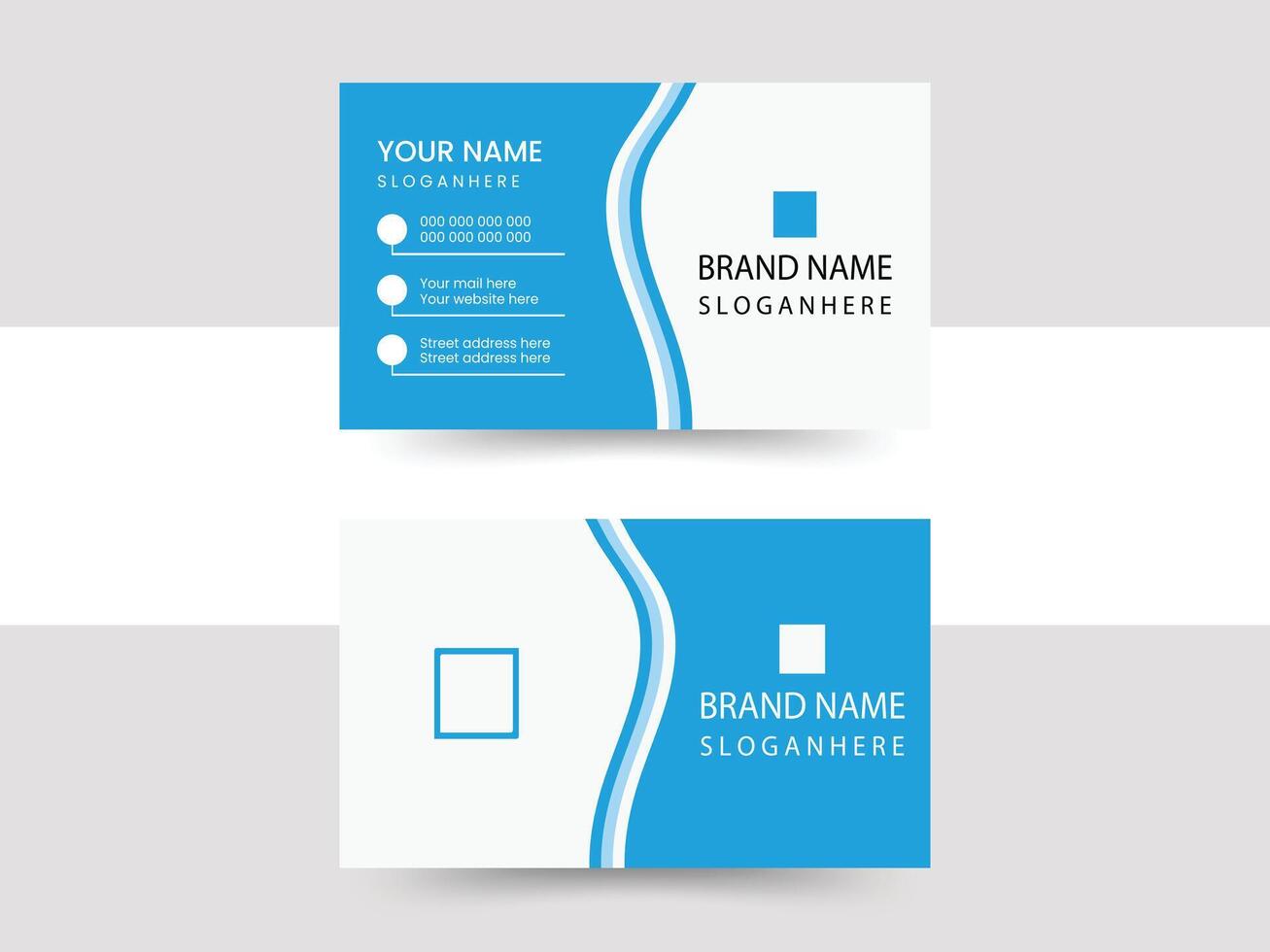 Modern Business Card Design vector