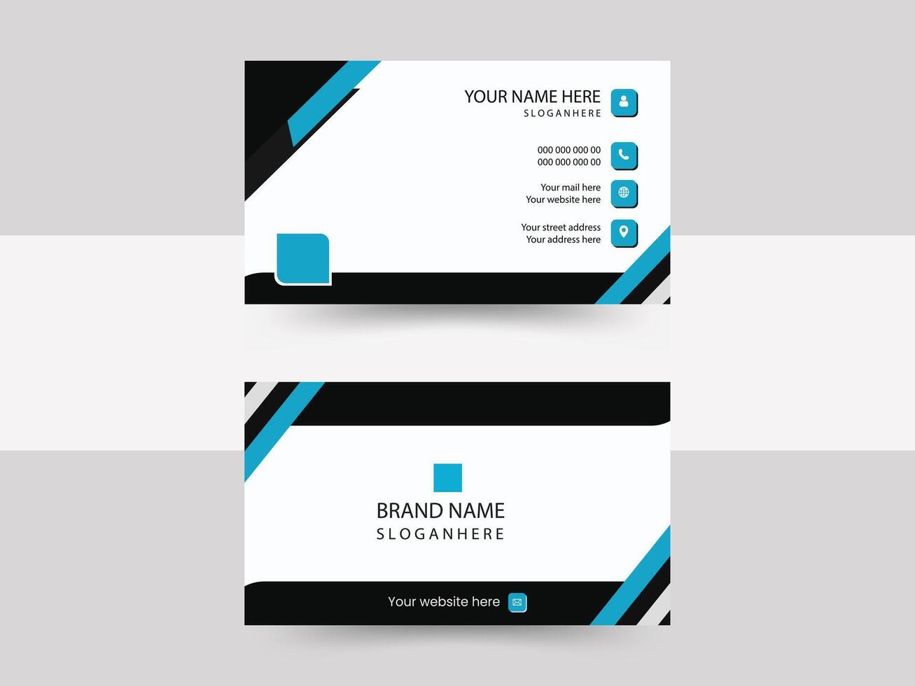 Modern Business Card Design vector