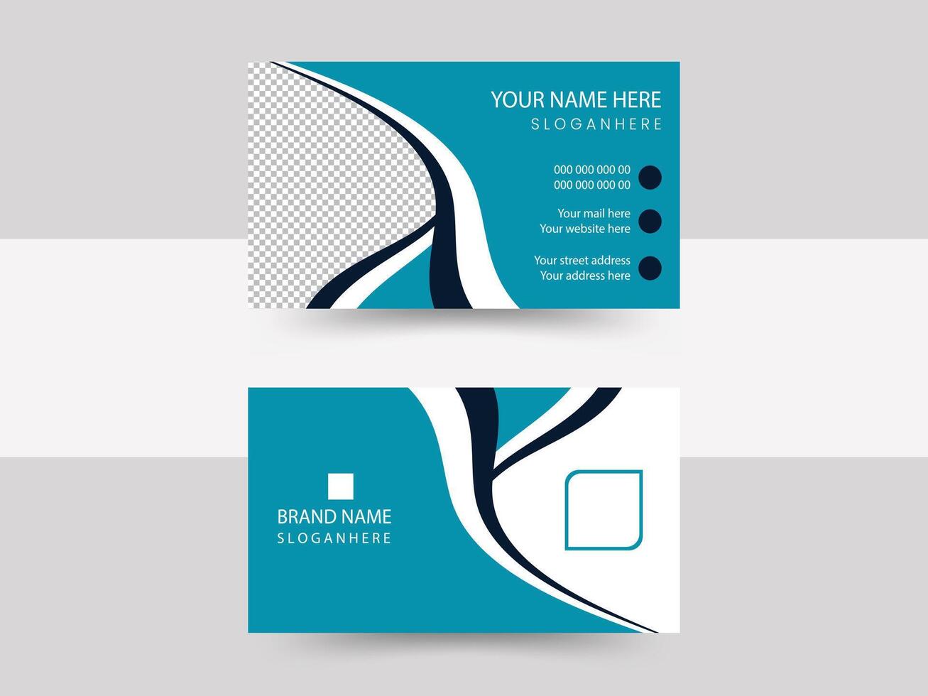 Modern Business Card Design vector