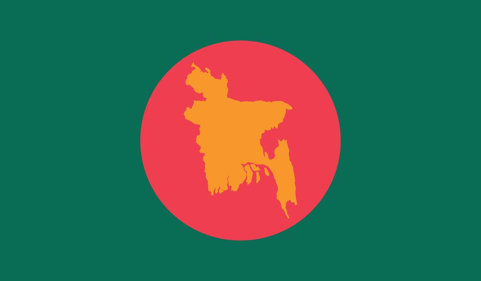 National Flag of Bangladesh BD vector