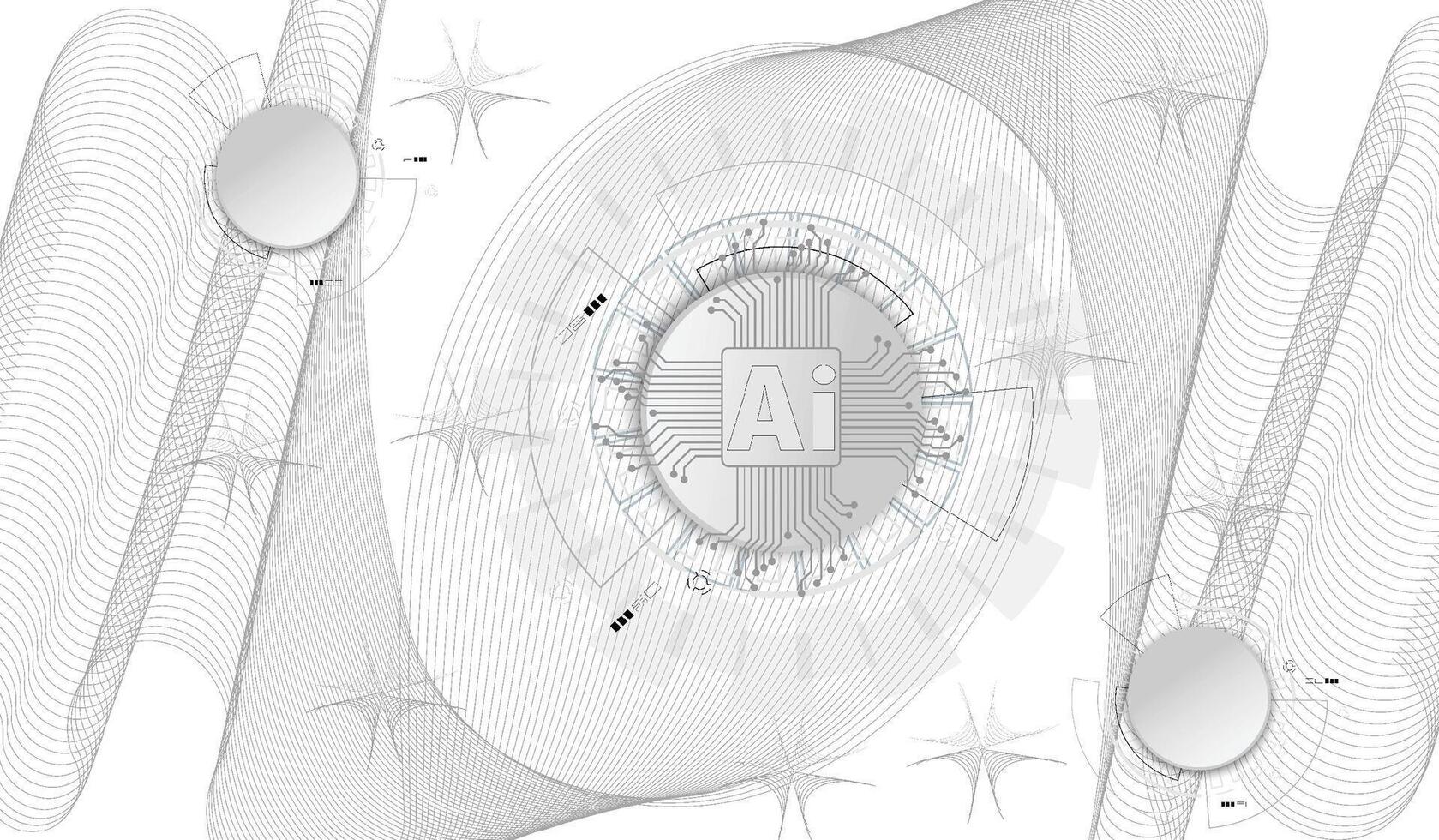 Chatbot OpenAi and line technology network background. Smart AI or Artificial Intelligence illustration using Chatbot.Digital technology. vector