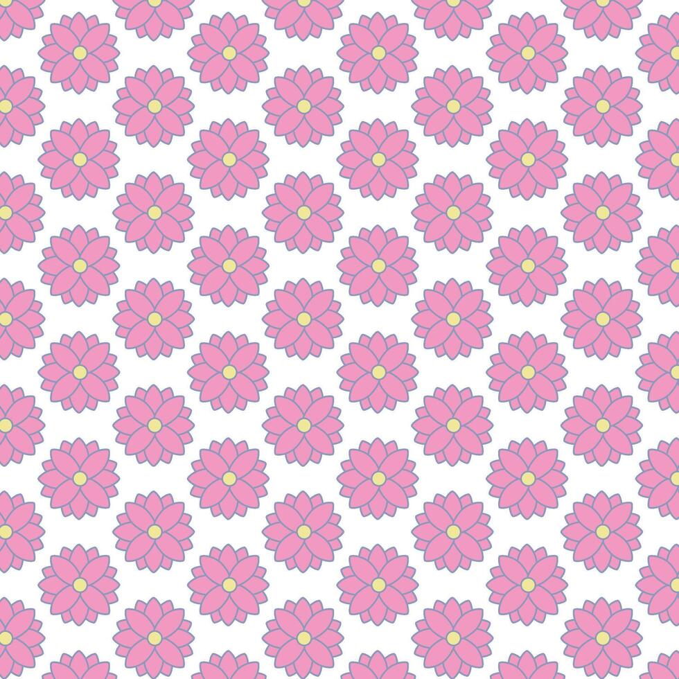 Water Lilly pattern vector