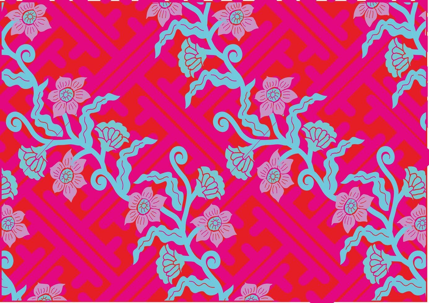 impreso indonesio batik motivos con exclusivo y clásico balinés estilo floral y planta patrones son adecuado para varios propósitos. eps 10 vector