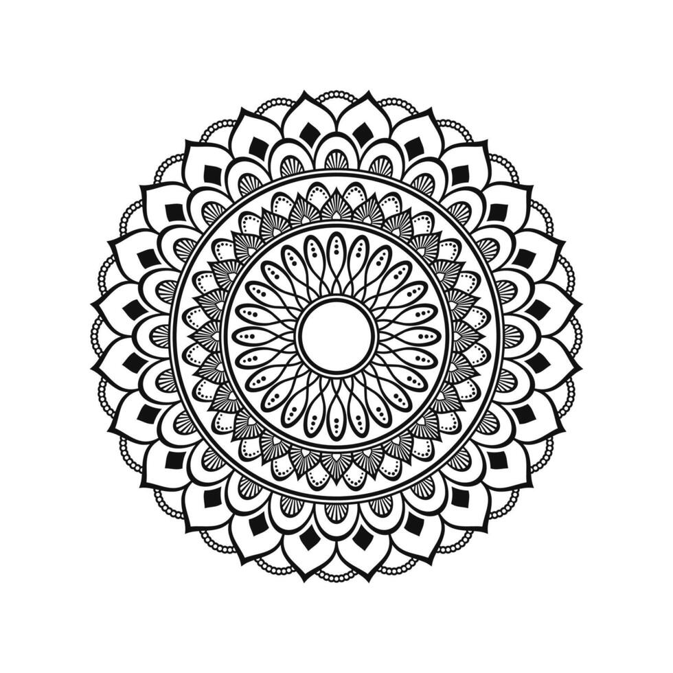 Ornamental luxury mandala pattern vector