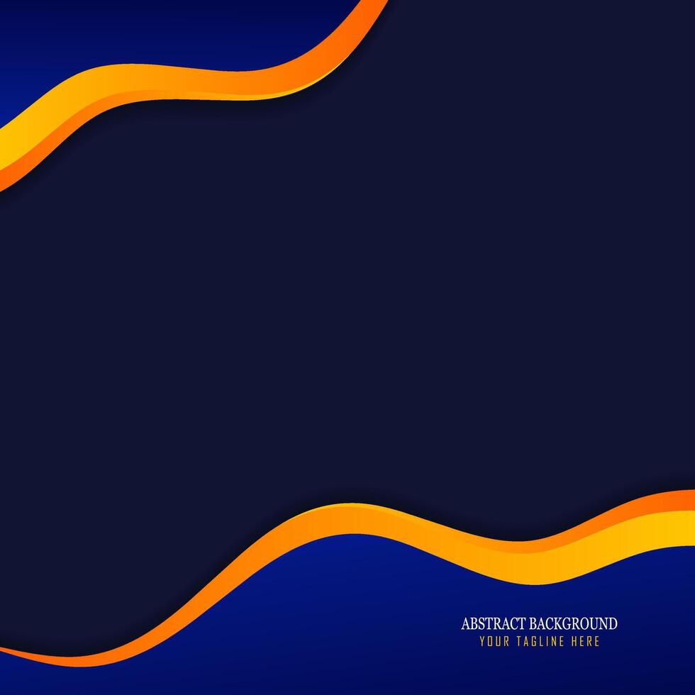 Minimalist wavy background with text space vector