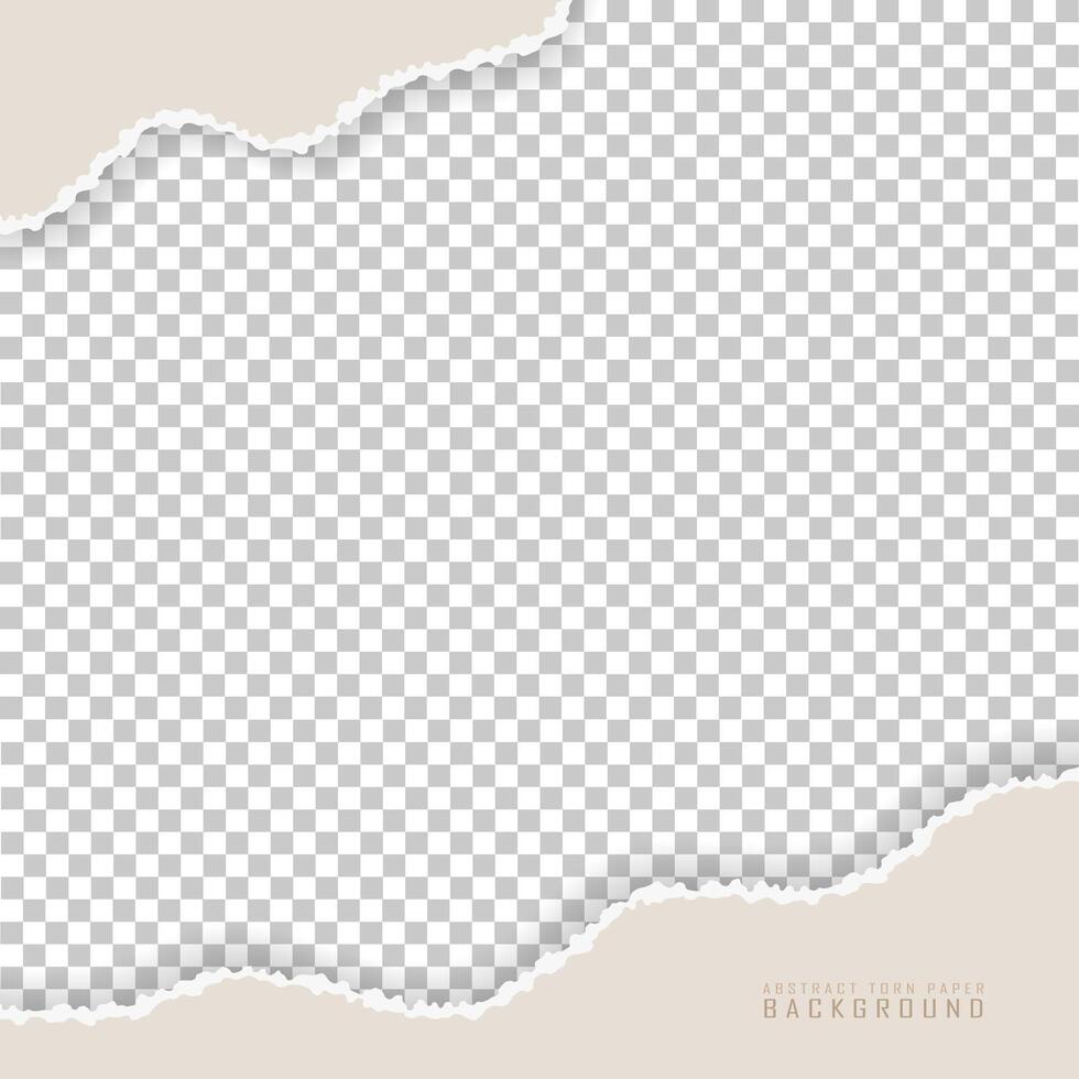 Ripped paper torn edges strips background vector