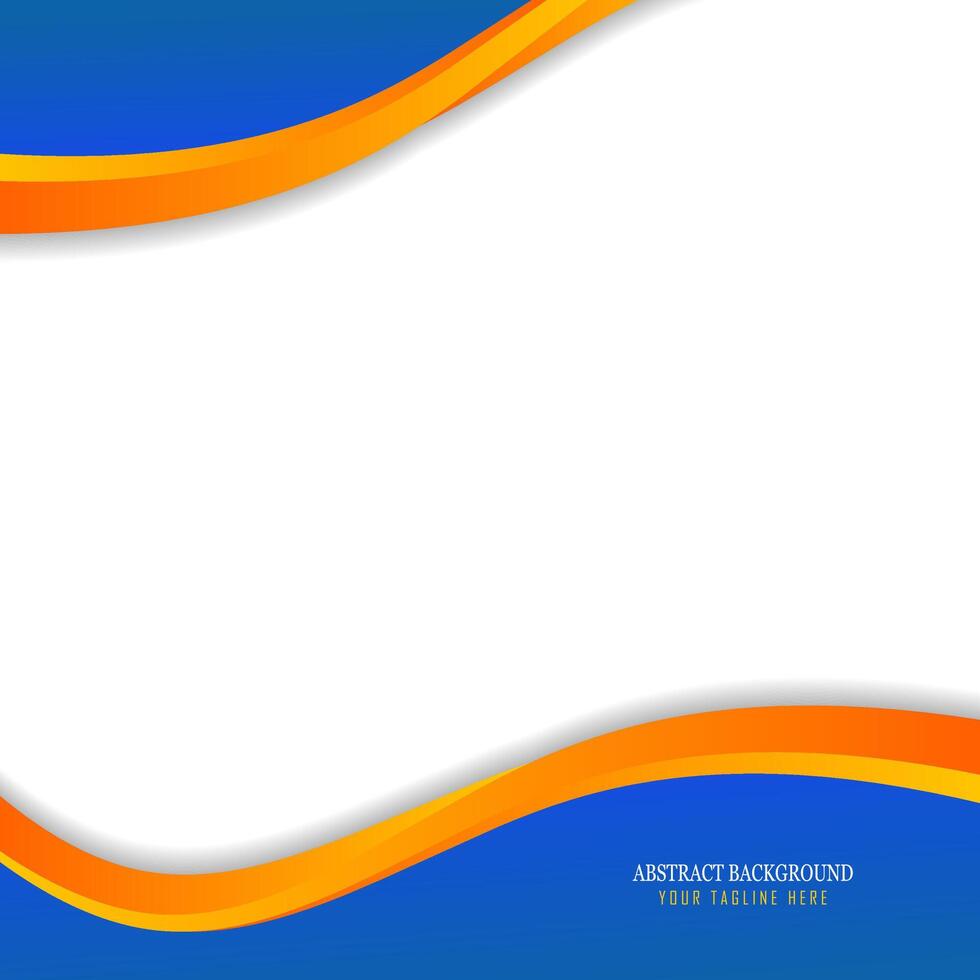 Minimalist wavy background with text space vector