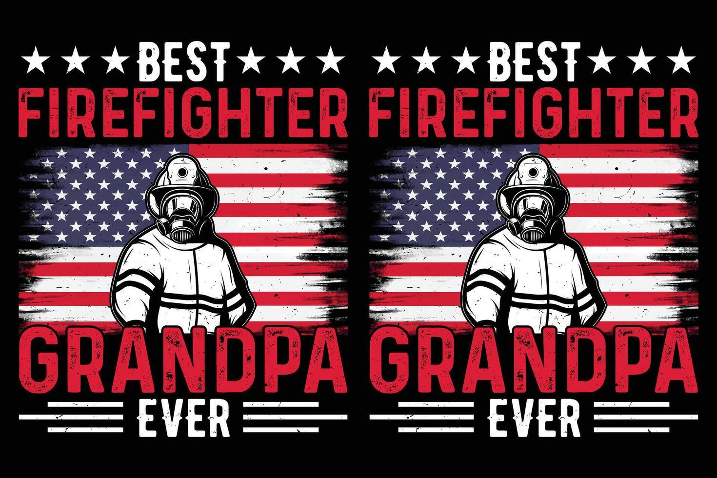 Firefighter t shirt design vector