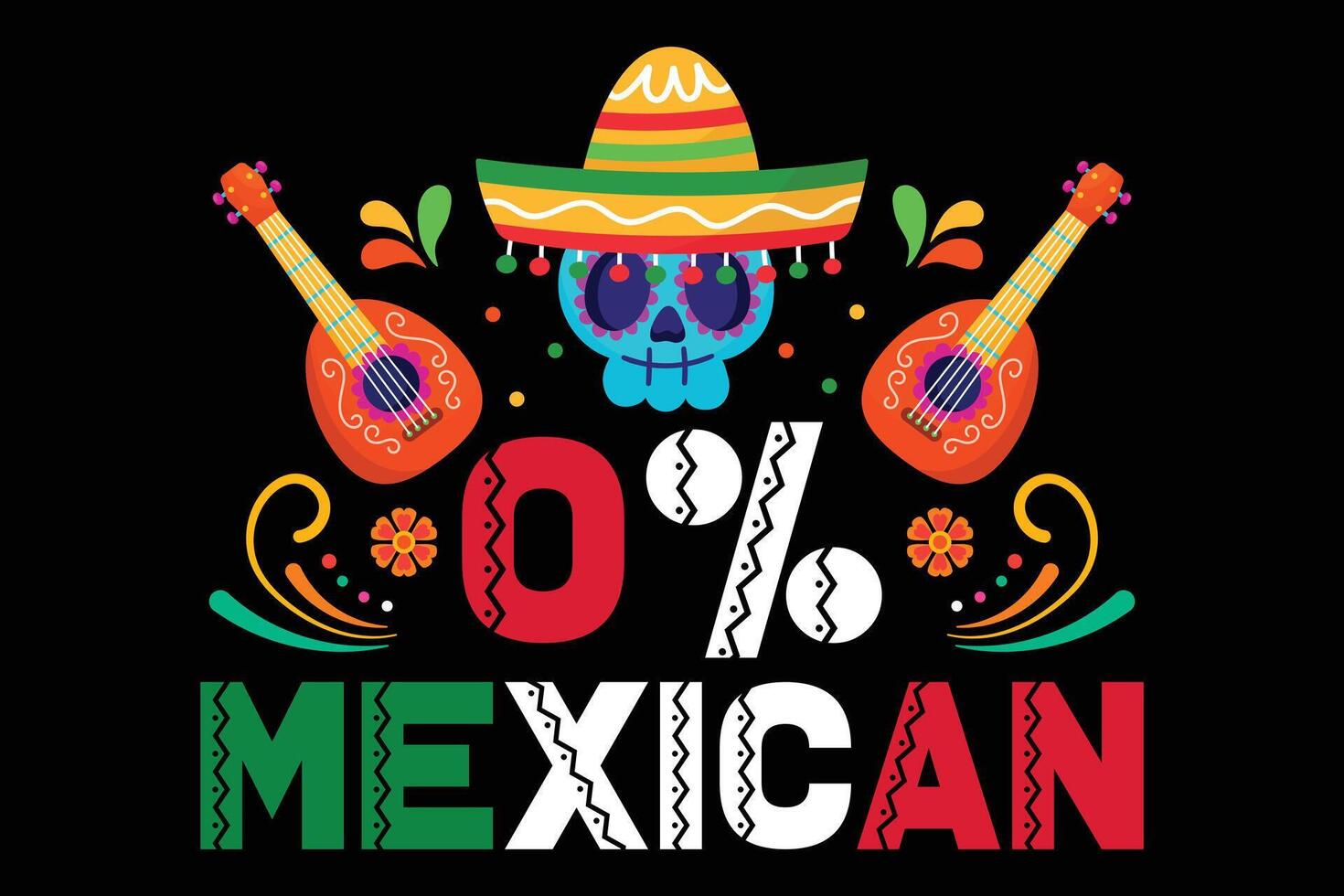 Cinco de Mayo Mexican new t-shirt design print ready file. vector