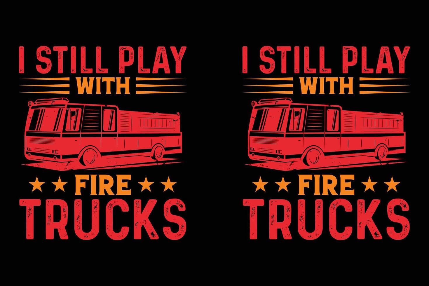 Firefighter t shirt design vector
