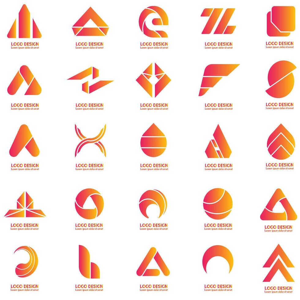 modern shop collection of logo designs full editable eps vector