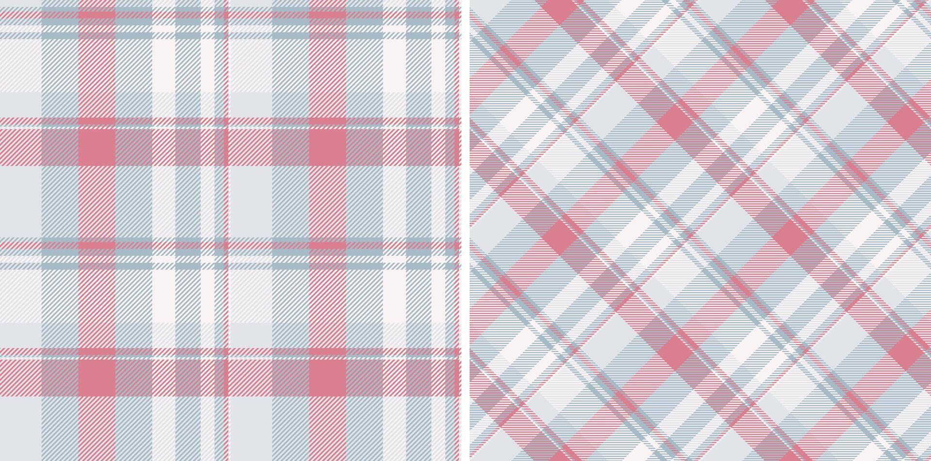Seamless pattern check of fabric background with a texture tartan plaid textile. Set in wedding colors. Rich and royal fashion choices. vector