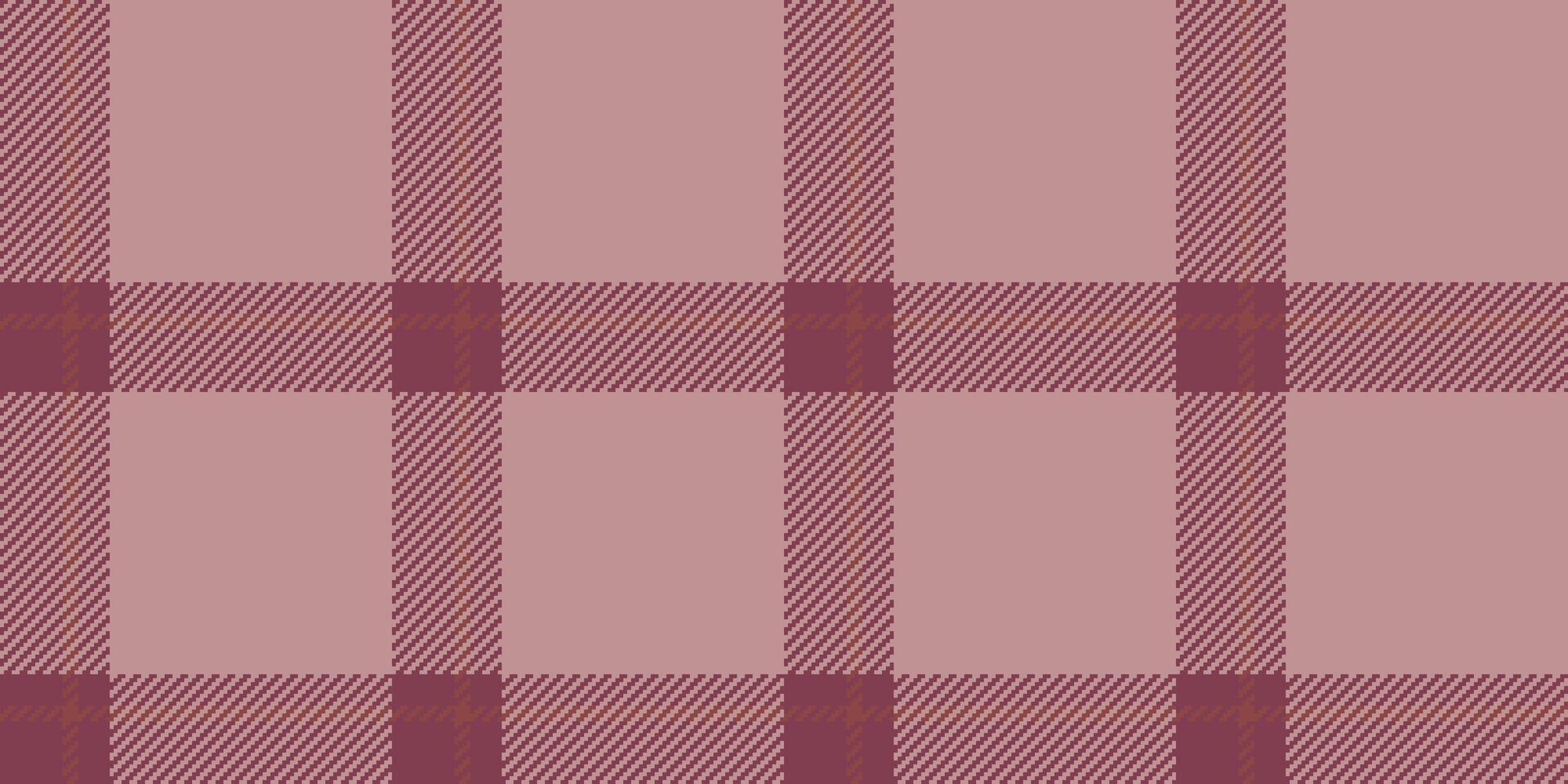 Silk fabric seamless background, fluffy pattern tartan. Folk texture check textile plaid in red and rosy brown colors. vector