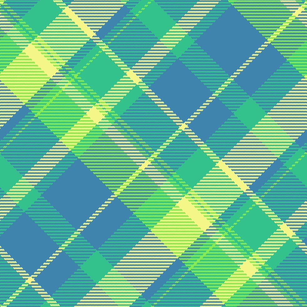 Tartan textile check of texture seamless background with a plaid fabric pattern. vector