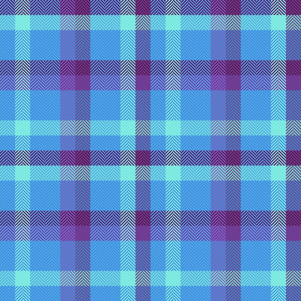 T-shirt background texture seamless, shirt plaid tartan . Front check pattern fabric textile in cyan and teal colors. vector