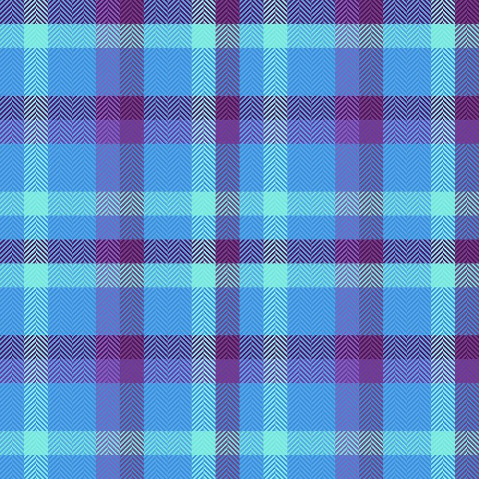 T-shirt background texture seamless, shirt plaid tartan . Front check pattern fabric textile in cyan and teal colors. vector