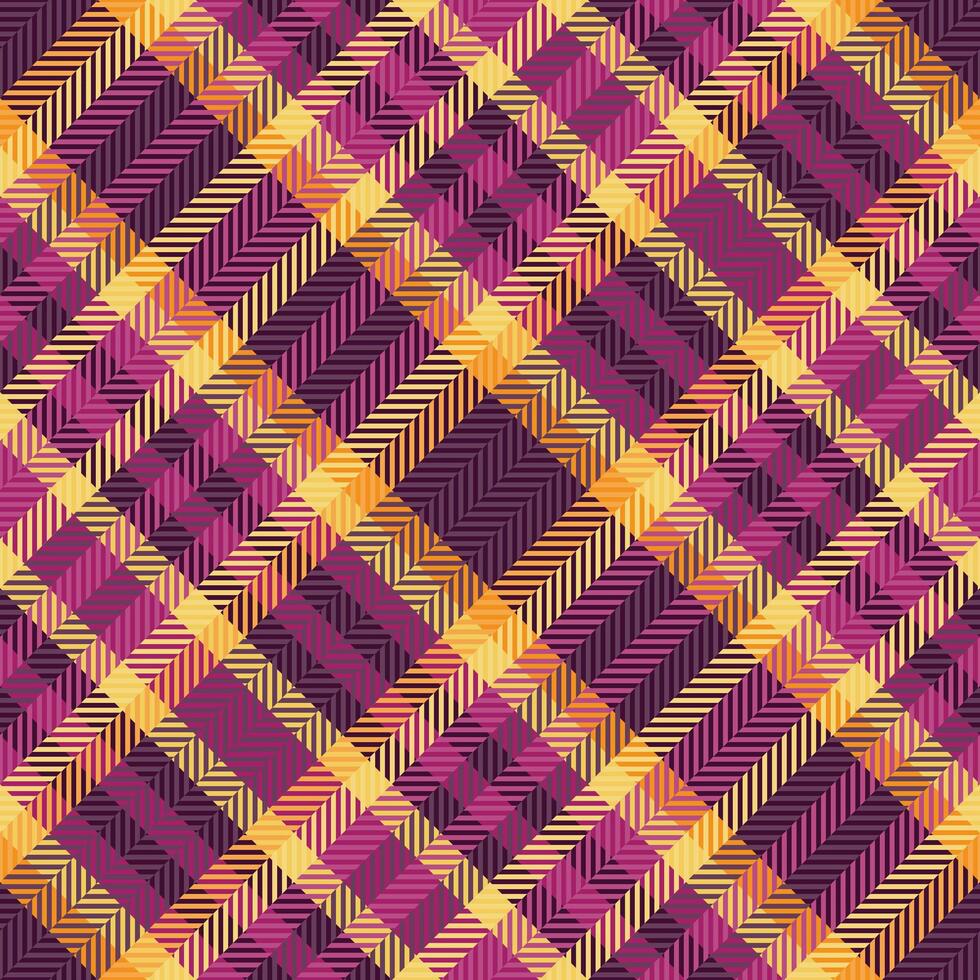 Pattern plaid background of textile tartan check with a fabric texture seamless. vector