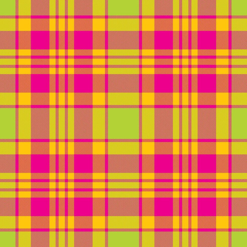 Plaid seamless pattern. Check fabric texture. textile print. vector