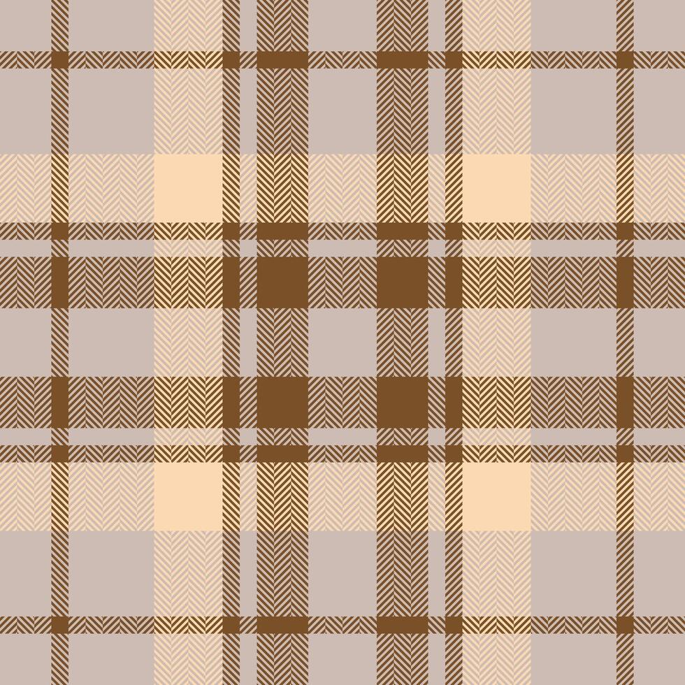 Plaid check pattern. Seamless fabric texture. Tartan textile print. vector