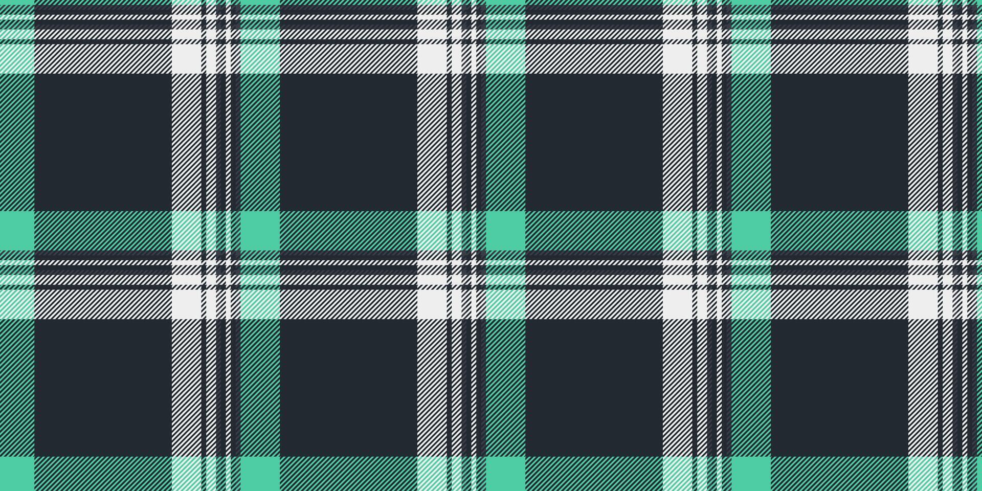 Fluffy seamless fabric, present texture plaid background. Indian pattern check textile tartan in dark and white colors. vector