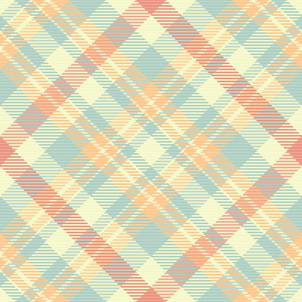 Background seamless check of textile plaid fabric with a tartan texture pattern . vector