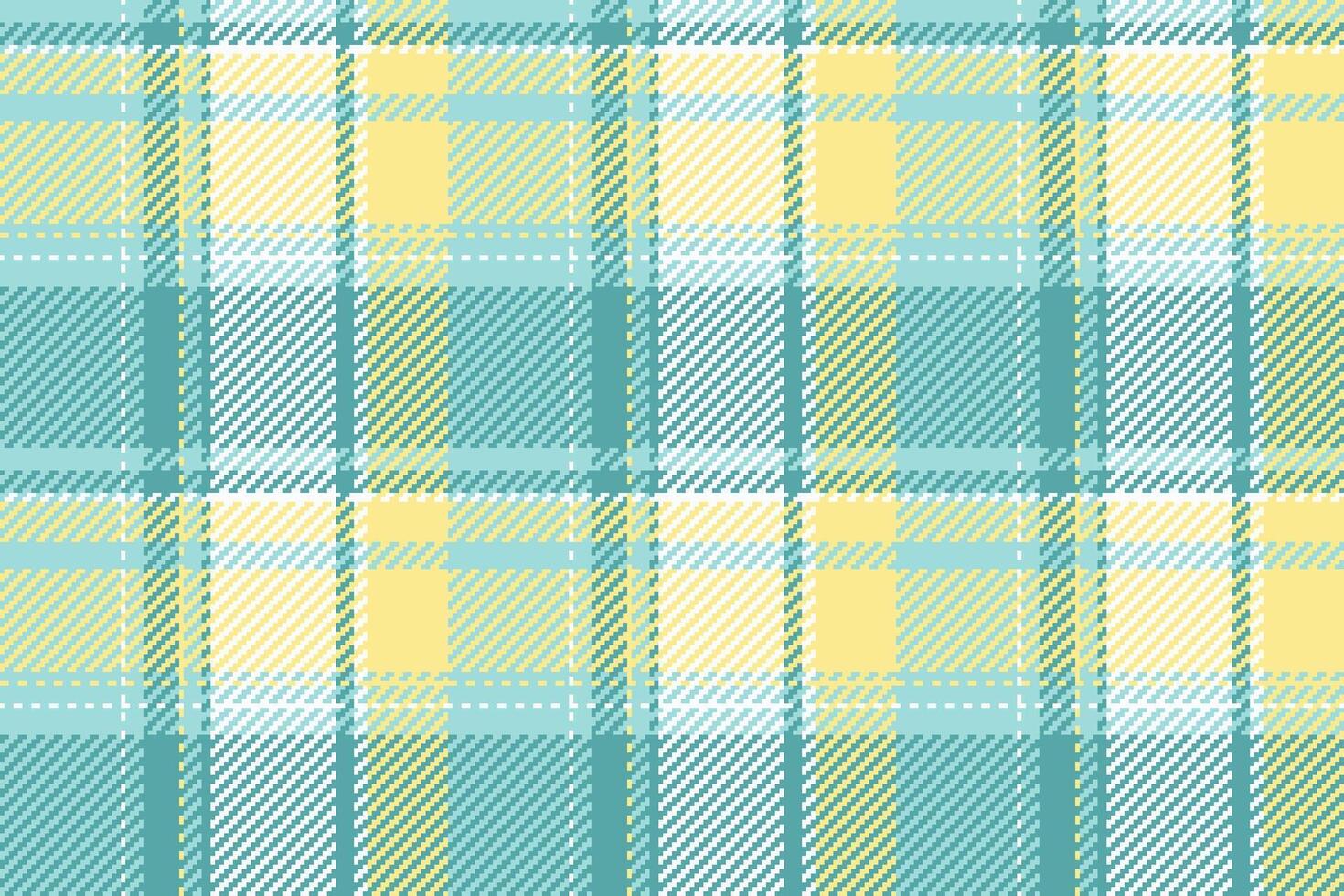 Fabric plaid seamless of texture textile with a check pattern background tartan. vector