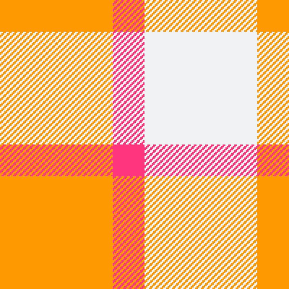 Textile tartan plaid of seamless background with a check fabric pattern texture. vector